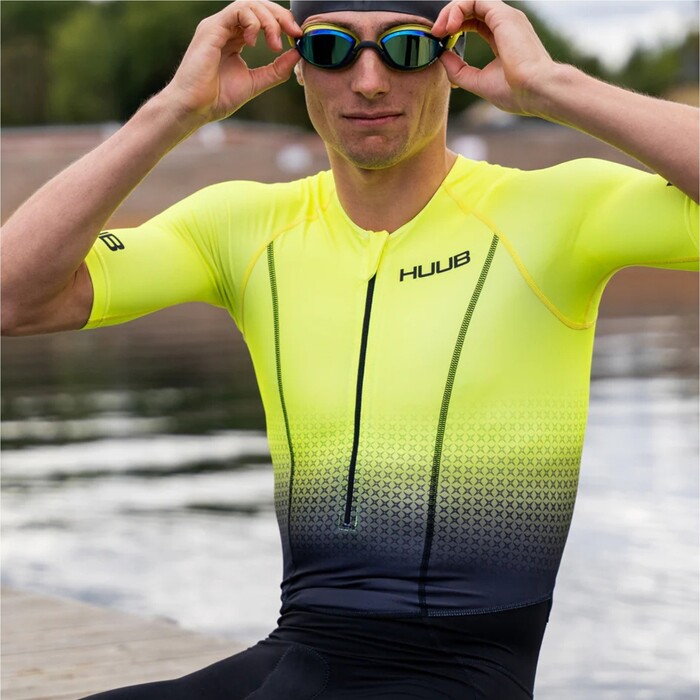 Huub Mnner 2024 Commit Long Course Anzug COMLCSFY - Flurogelb